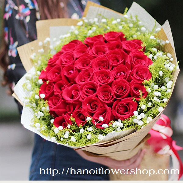 Beautiful red roses for your wife